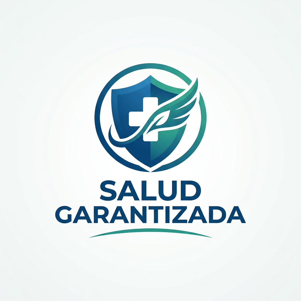 Logo inspiring security text Salud Garantizada